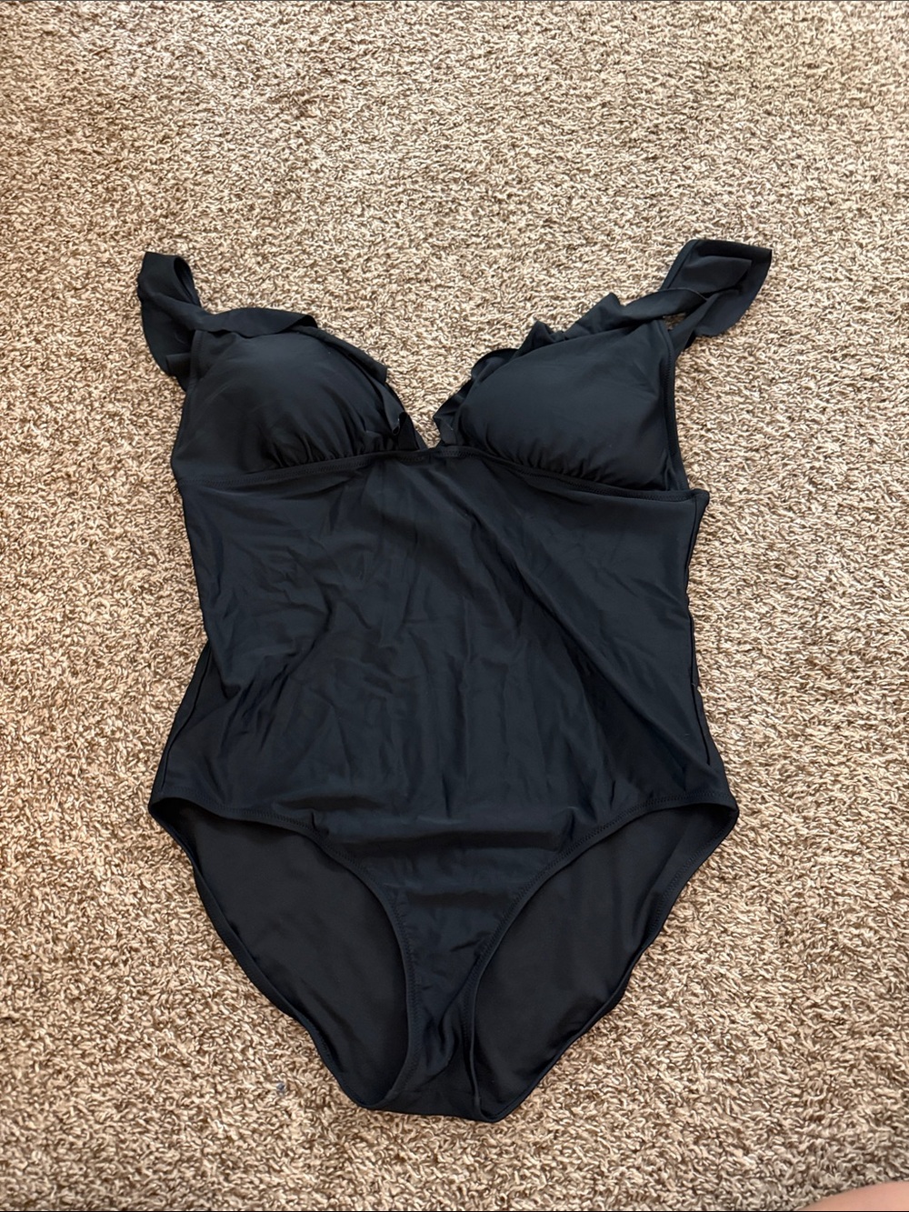 Classic Black One-Piece Swimsuit